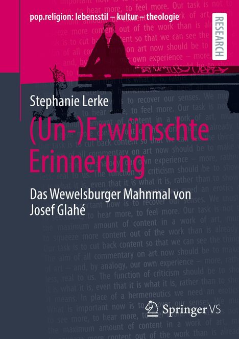 Stephanie Lerke: (Un-)Erwünschte Erinnerung, Buch