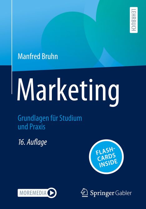 Manfred Bruhn: Marketing, 1 Buch und 1 eBook