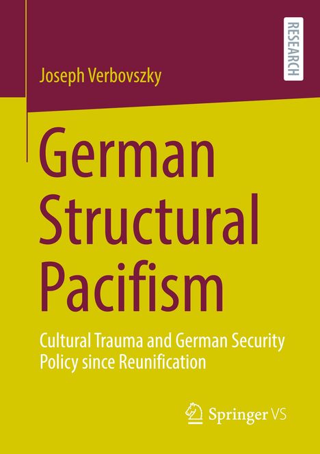 Joseph Verbovszky: German Structural Pacifism, Buch