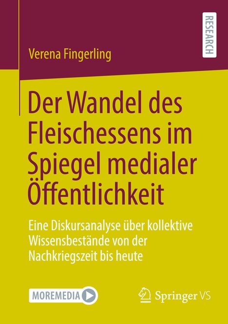 Verena Fingerling: Der Wandel des Fleischessens im Spiegel medialer Öffentlichkeit, Buch