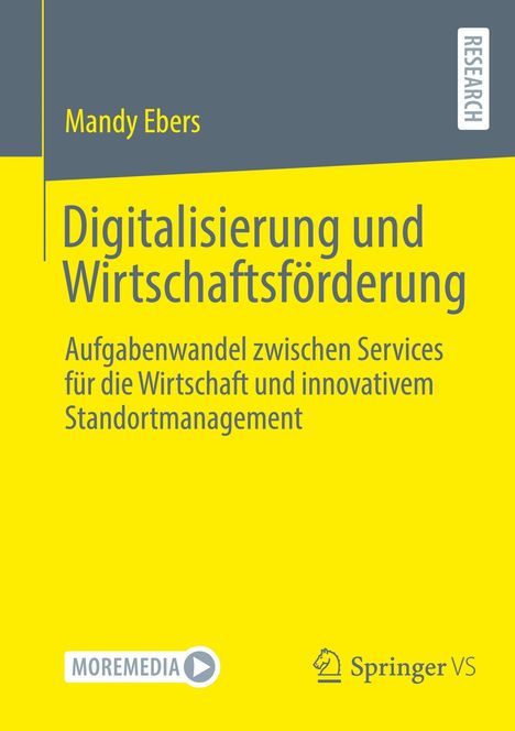 Mandy Ebers: Digitalisierung und Wirtschaftsförderung, Buch