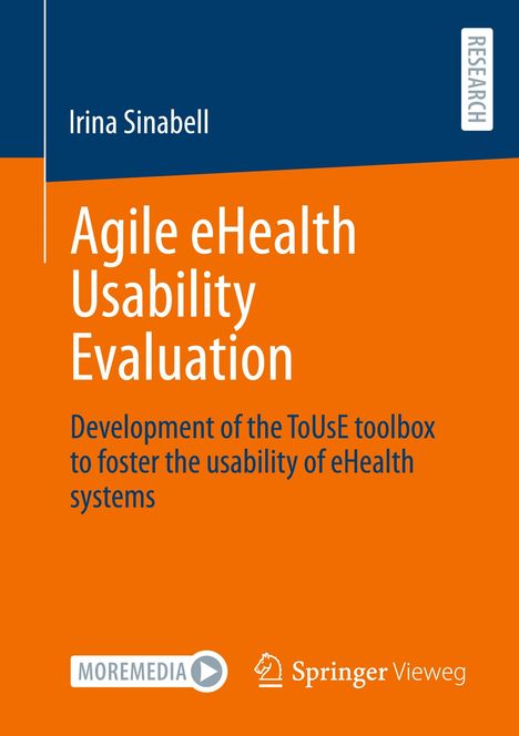 Irina Sinabell: Agile eHealth Usability Evaluation, Buch