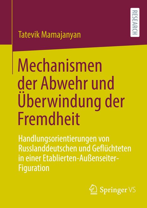 Tatevik Mamajanyan: Mechanismen der Abwehr und Überwindung der Fremdheit, Buch