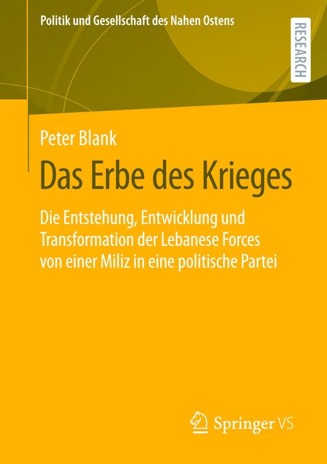 Peter Blank: Das Erbe des Krieges, Buch