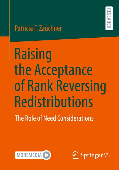 Patricia F. Zauchner: Raising the Acceptance of Rank Reversing Redistributions, Buch