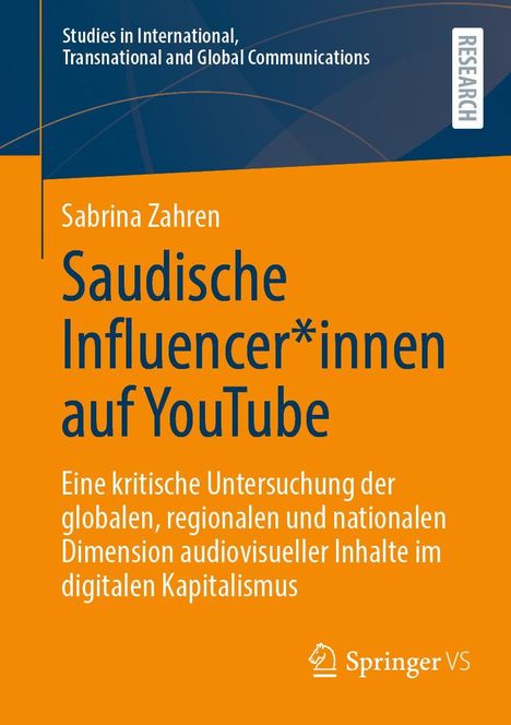 Sabrina Zahren: Saudische Influencer*innen auf YouTube, Buch