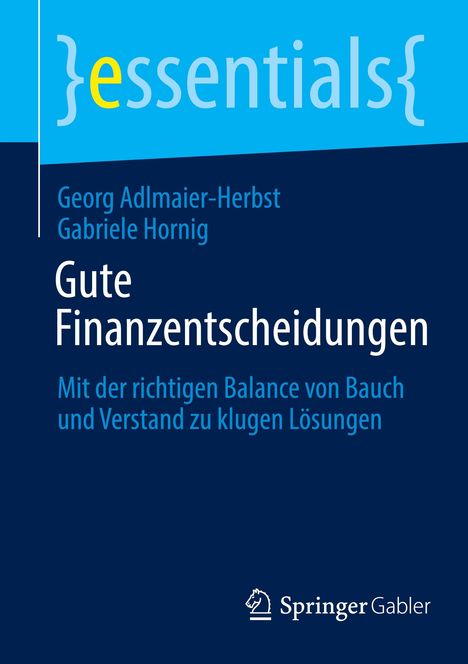 Gabriele Hornig: Gute Finanzentscheidungen, Buch