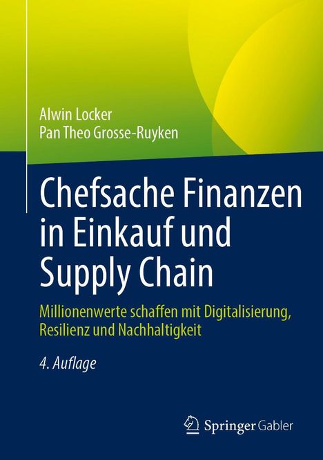 Alwin Locker: Chefsache Finanzen in Einkauf und Supply Chain, Buch