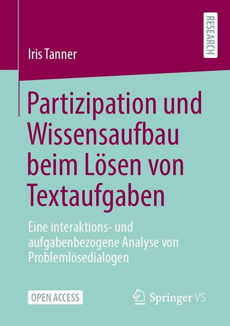 Iris Tanner: Partizipation und Wissensaufbau beim Lösen von Textaufgaben, Buch