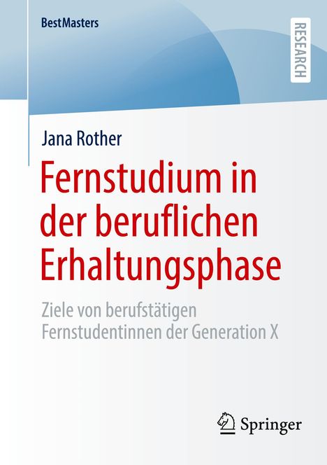 Jana Rother: Fernstudium in der beruflichen Erhaltungsphase, Buch