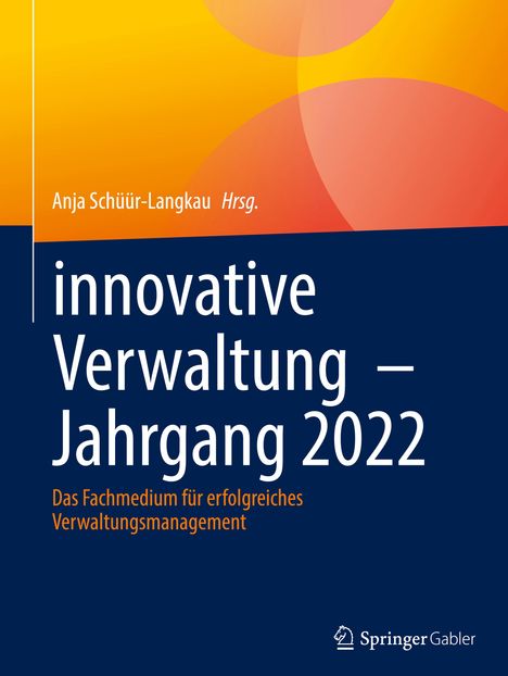 innovative Verwaltung ¿ Jahrgang 2022, Buch