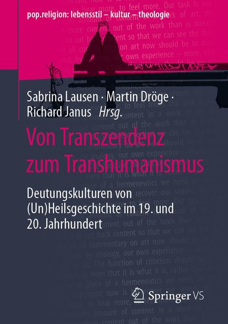 Von Transzendenz zum Transhumanismus, Buch