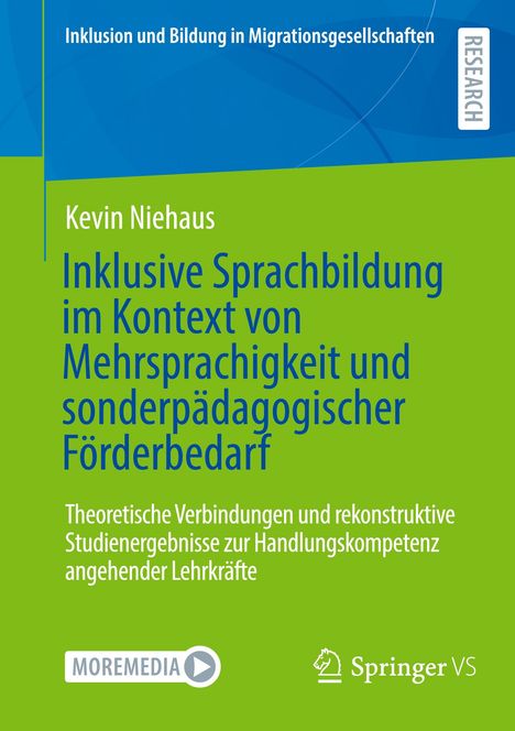 Kevin Niehaus: Inklusive Sprachbildung im Kontext von Mehrsprachigkeit und sonderpädagogischer Förderbedarf, Buch