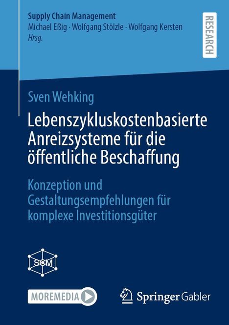 Sven Wehking: Lebenszykluskostenbasierte Anreizsysteme für die öffentliche Beschaffung, Buch