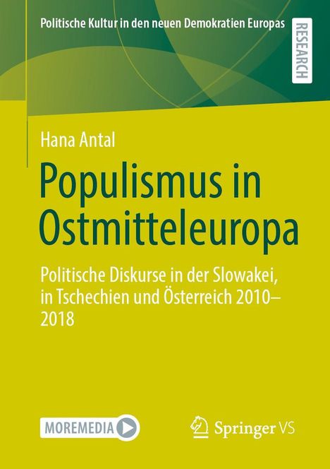 Hana Antal: Populismus in Ostmitteleuropa, Buch