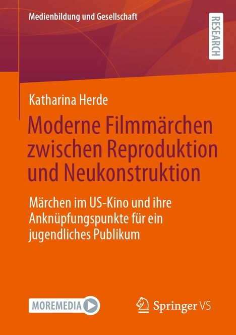 Katharina Herde: Moderne Filmmärchen zwischen Reproduktion und Neukonstruktion, Buch