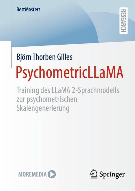 Björn Thorben Gilles: PsychometricLLaMA, Buch