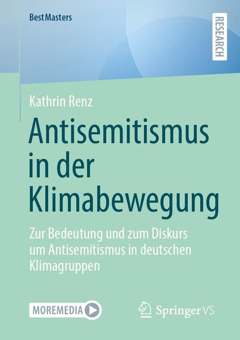 Kathrin Renz: Antisemitismus in der Klimabewegung, Buch