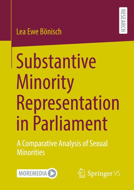 Lea Ewe Bönisch: Substantive Minority Representation in Parliament, Buch