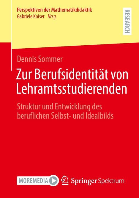 Dennis Sommer: Zur Berufsidentität von Lehramtsstudierenden, Buch