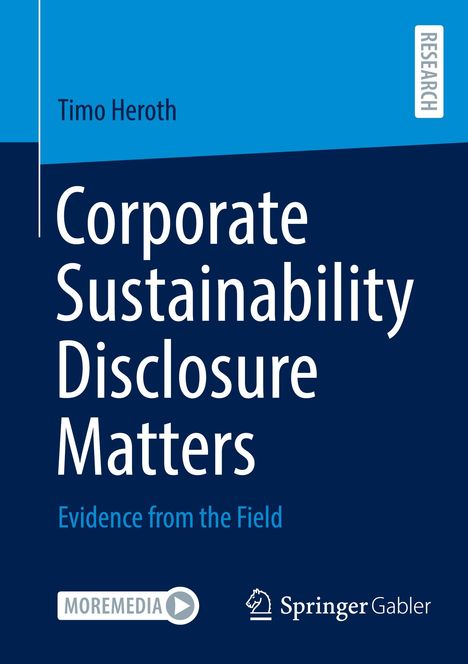 Timo Heroth: Corporate Sustainability Disclosure Matters, Buch