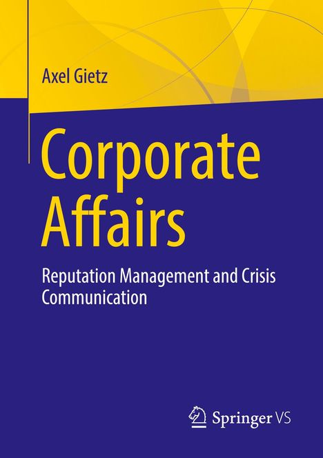 Axel Gietz: Corporate Affairs, Buch
