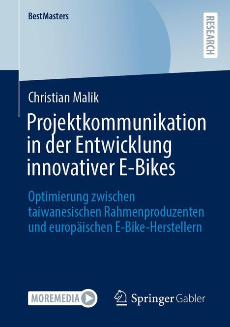 Christian Malik: Projektkommunikation in der Entwicklung innovativer E-Bikes, Buch