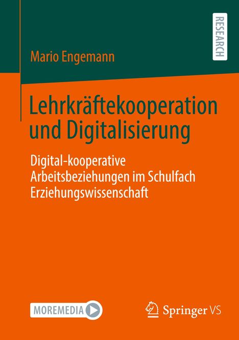 Mario Engemann: Lehrkräftekooperation und Digitalisierung, Buch
