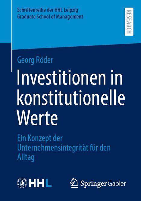 Georg Röder: Investitionen in konstitutionelle Werte, Buch