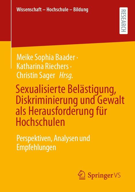 Sexualisierte Belästigung, Diskriminierung und Gewalt als Herausforderung für Hochschulen, Buch