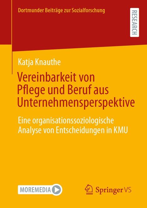 Katja Knauthe: Vereinbarkeit von Pflege und Beruf aus Unternehmensperspektive, Buch