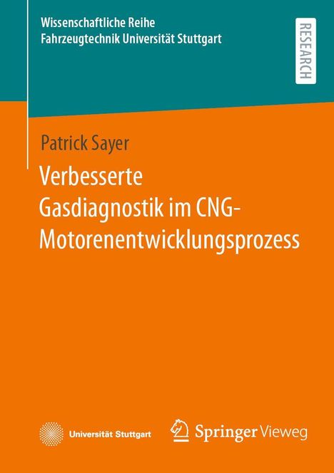 Patrick Sayer: Verbesserte Gasdiagnostik im CNG-Motorenentwicklungsprozess, Buch