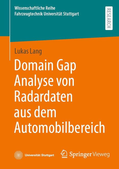 Lukas Lang: Domain Gap Analyse von Radardaten aus dem Automobilbereich, Buch