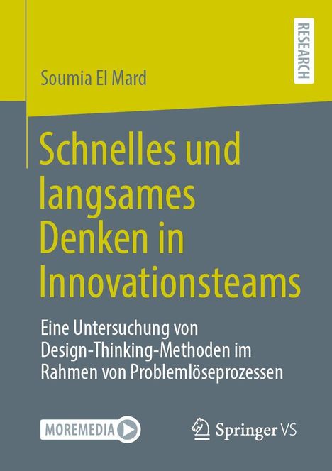 „Schnelles und langsames Denken in Innovationsteams“ von Soumia El Mard als Untersuchung von Design-Thinking-Methoden.