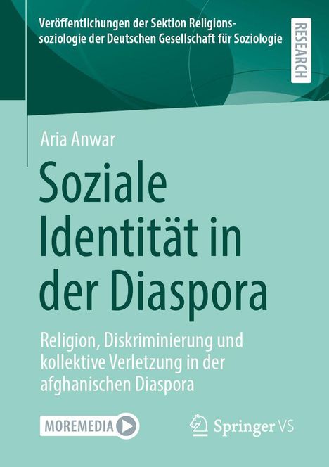 Titel: "Soziale Identität in der Diaspora" von Aria Anwar. Thema: Afghanische Diaspora, Religion, Diskriminierung.
