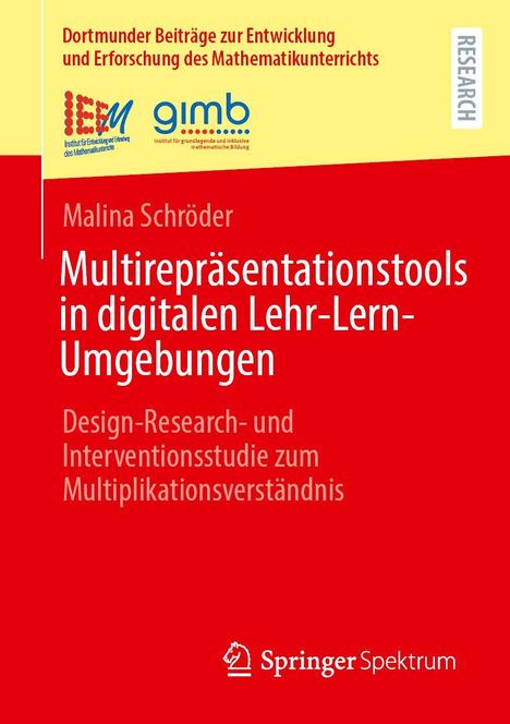 Titel: Multirepräsentationstools in digitalen Lehr-Lern-Umgebungen. Gelbe und rote Farbfläche, Logos oben links.