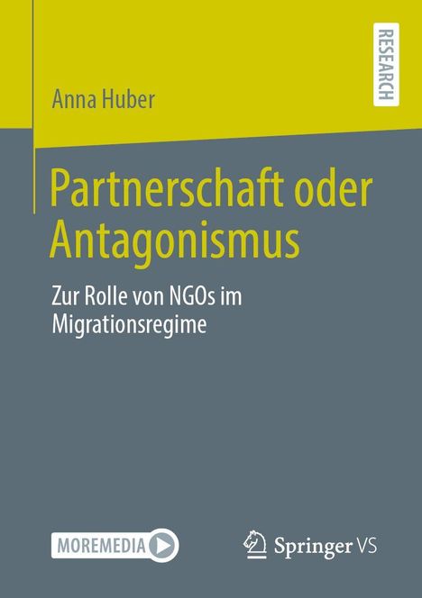 Titel: "Partnerschaft oder Antagonismus". Untertitel: "Zur Rolle von NGOs im Migrationsregime". Autorenname: Anna Huber.