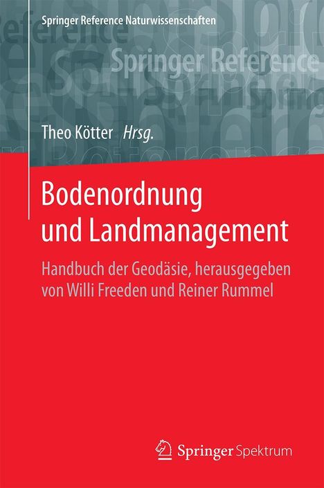 Bodenordnung und Landmanagement, Buch