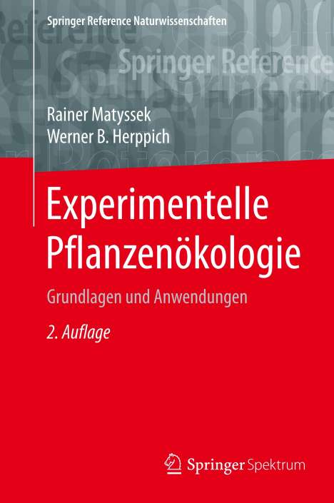 Werner B. Herppich: Experimentelle Pflanzenökologie, Buch