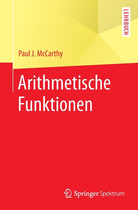 Paul J. McCarthy: Arithmetische Funktionen, Buch