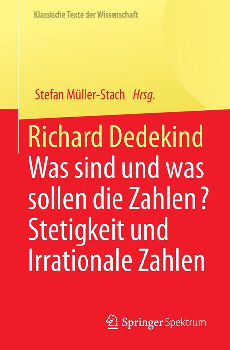 Richard Dedekind, Buch