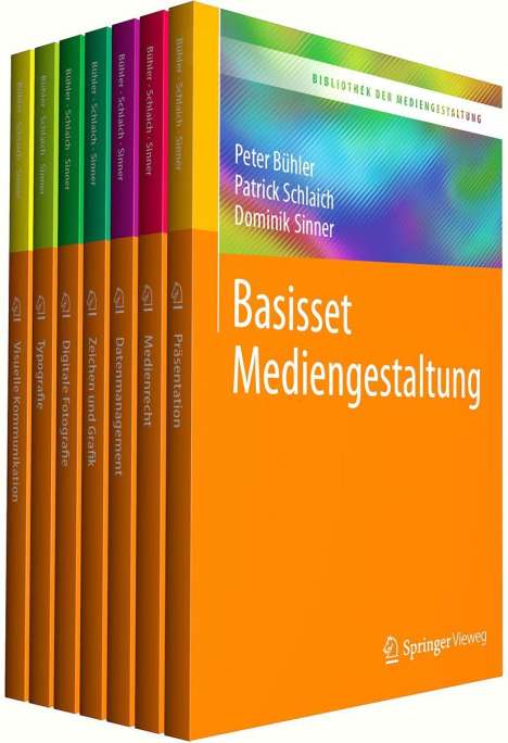 Peter Bühler: Bibliothek der Mediengestaltung - Basisset Mediengestaltung, Buch