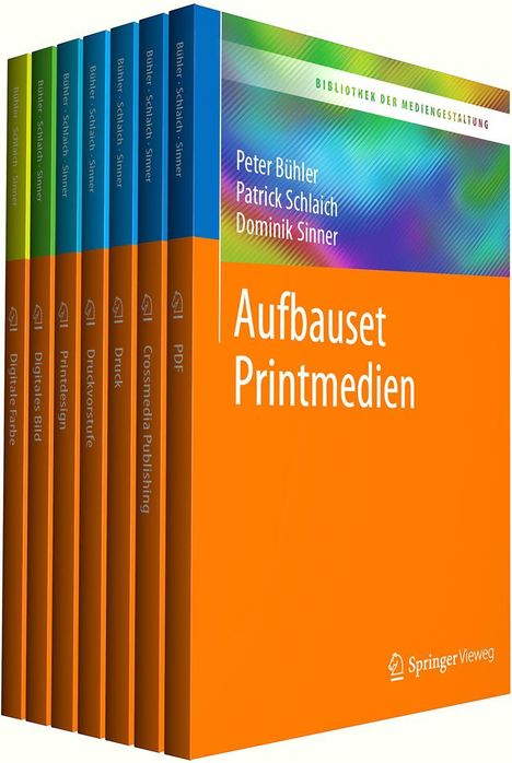 Peter Bühler: Bibliothek der Mediengestaltung - Aufbauset Printmedien, Buch