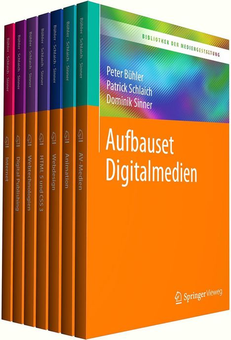 Peter Bühler: Bibliothek der Mediengestaltung - Aufbauset Digitalmedien, Buch