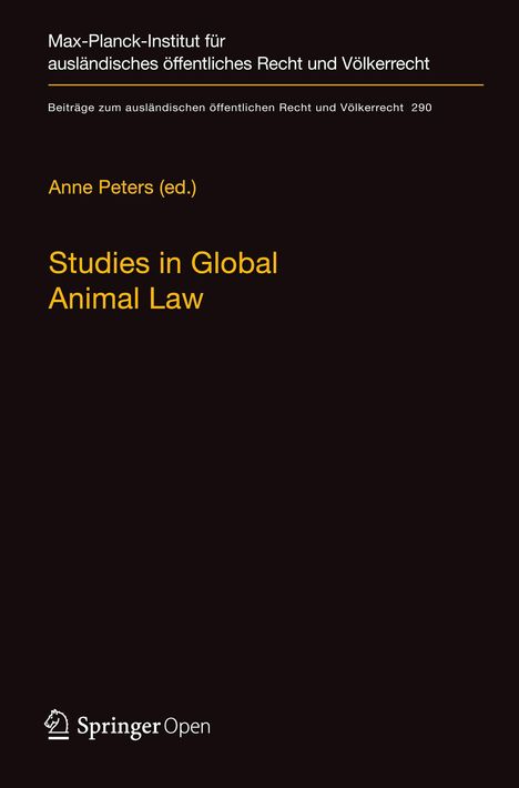 Studies in Global Animal Law, Buch