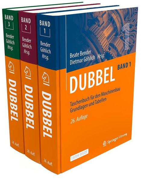 Dubbel Taschenbuch für den Maschinenbau SET 1-3, Diverse