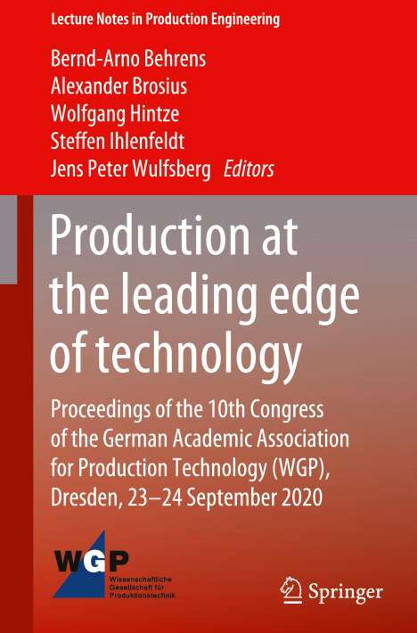 Production at the leading edge of technology, Buch