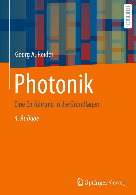 Georg A. Reider: Photonik, Buch