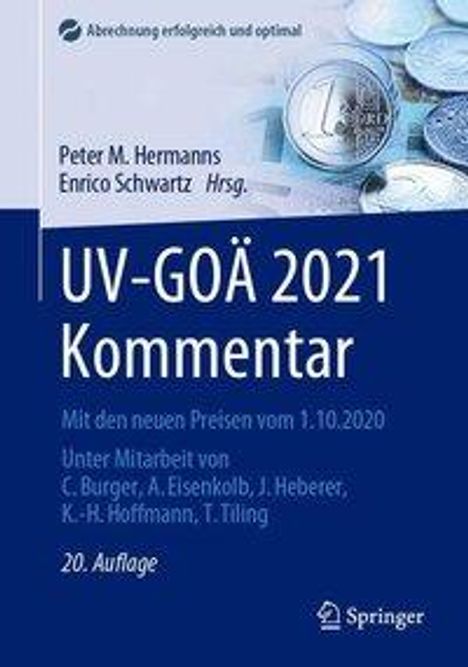 UV-GOÄ 2021 Kommentar, Buch