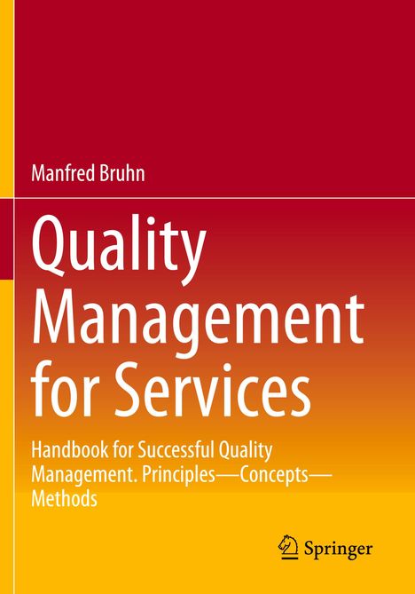 Manfred Bruhn: Quality Management for Services, Buch